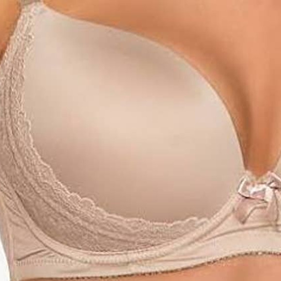 Parfait CASEY PLUNGE MOLDED T-SHIRT Bra Nude Style #2801 US 44 DDD / UK 44E - Picture 5 of 8